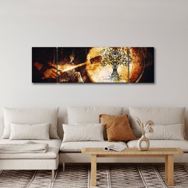 Obraz - Tajemný strom života (170x50 cm)