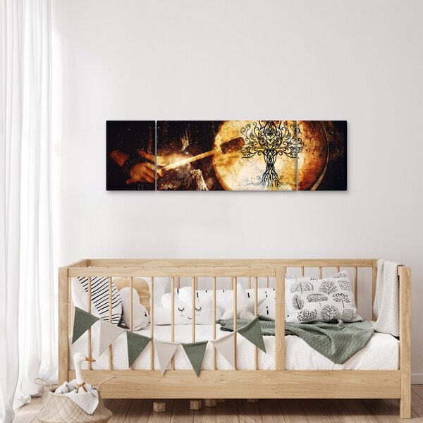 Obraz - Tajemný strom života (170x50 cm)