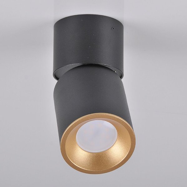 Goldlux Nixa stropní světlo 1x10 W černá 314277
