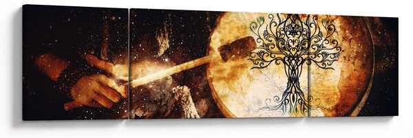 Obraz - Tajemný strom života (170x50 cm)