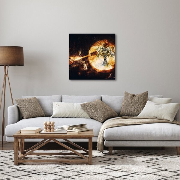 Obraz - Tajemný strom života (30x30 cm)