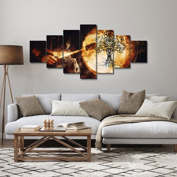Obraz - Tajemný strom života (210x100 cm)
