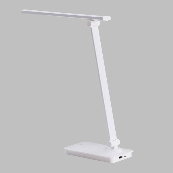 ONLI - LED Stmívatelná stolní lampa S USB portem DESKI LED/7W/230V 4000K bílá