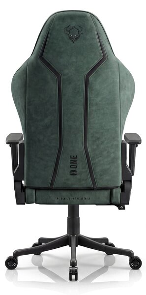 Látková herní židle černo-zelená Diablo X-One 2.0 Forest Green Small