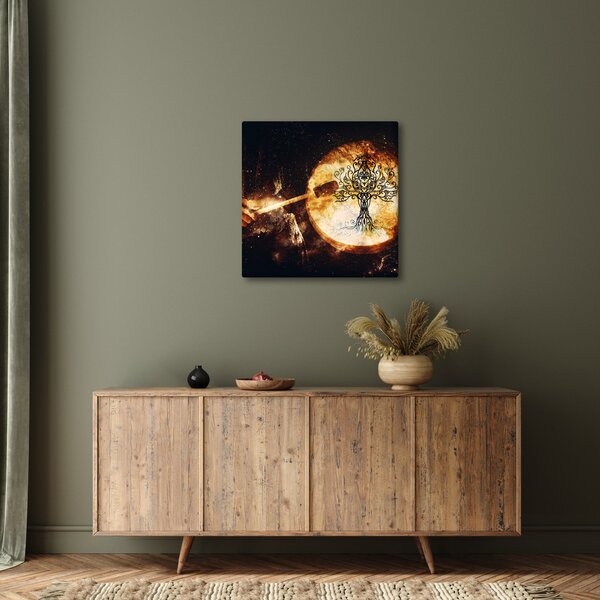 Obraz - Tajemný strom života (30x30 cm)