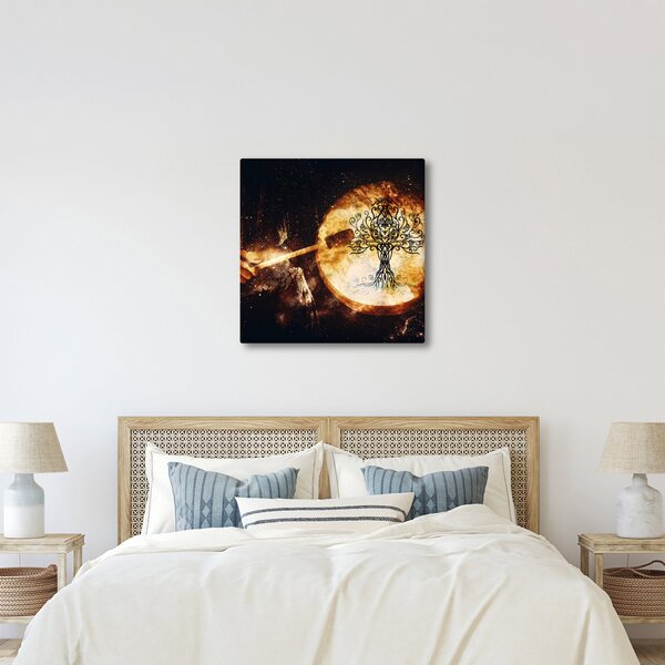 Obraz - Tajemný strom života (30x30 cm)