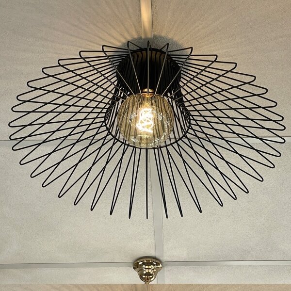 ONLI - Stropní svítidlo DUCCIO 1xE27/22W/230V pr. 60 cm černá