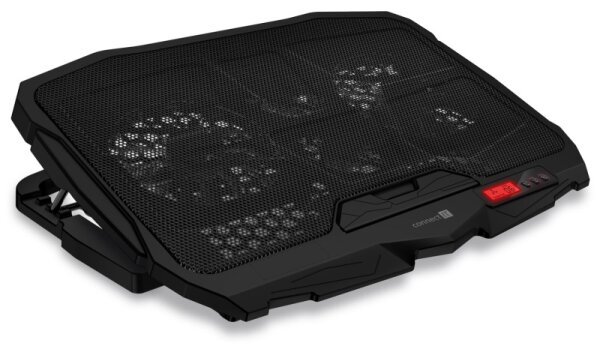 CONNECT IT CCP-2200-RD-Chladící podložka pro noteb. 4x vent. 2xUSB černá/červená