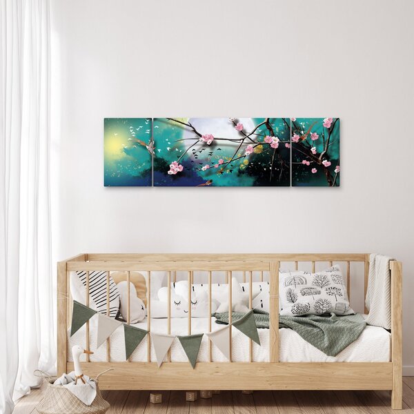 Obraz - Strom, grafika (170x50 cm)
