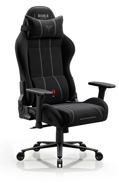 Látková herní židle černá Diablo X-One 2.0 Burned Black Normal