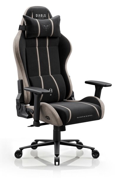 Látková herní židle černo-béžová Diablo X-One 2.0 Camel Black Normal