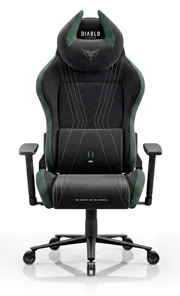 Látková herní židle černo-zelená Diablo X-Horn 2.0 Forest Green Normal
