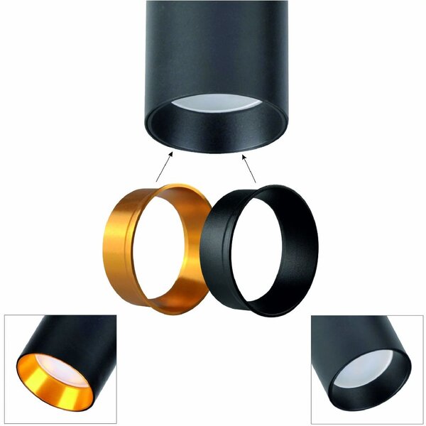 Goldlux Maribel stojací lampa 3x12 W černá 326577