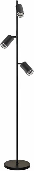 Goldlux Paris stojací lampa 3x12 W černá 326560
