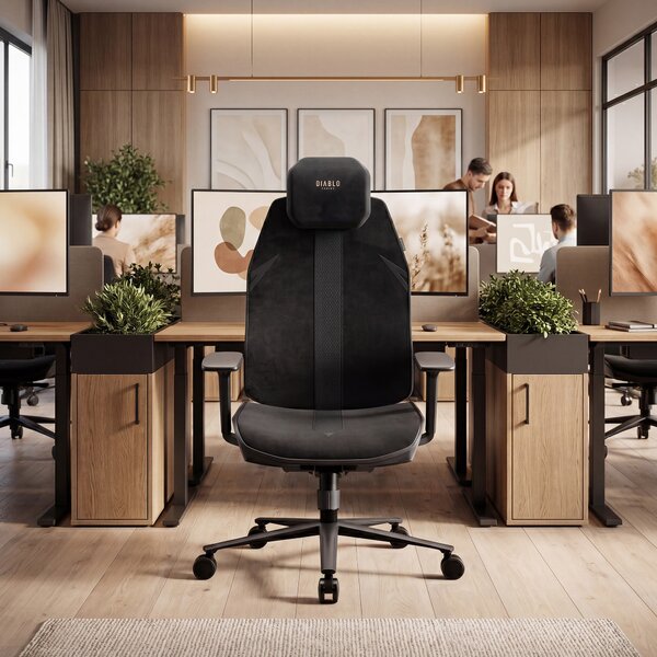 Ergonomická kancelářská židle černá V-Flash Ultra Black