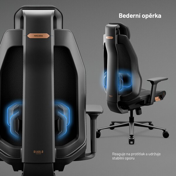 Ergonomická kancelářská židle černá V-Flash Ultra Black
