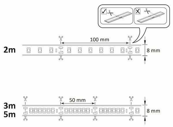 Goldlux led páska 500 cm 35 W 324184