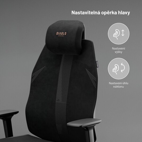 Ergonomická kancelářská židle černá V-Flash Ultra Black
