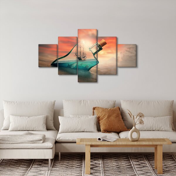 Obraz - Život v láhvi (125x70 cm)