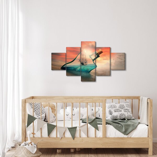 Obraz - Život v láhvi (125x70 cm)