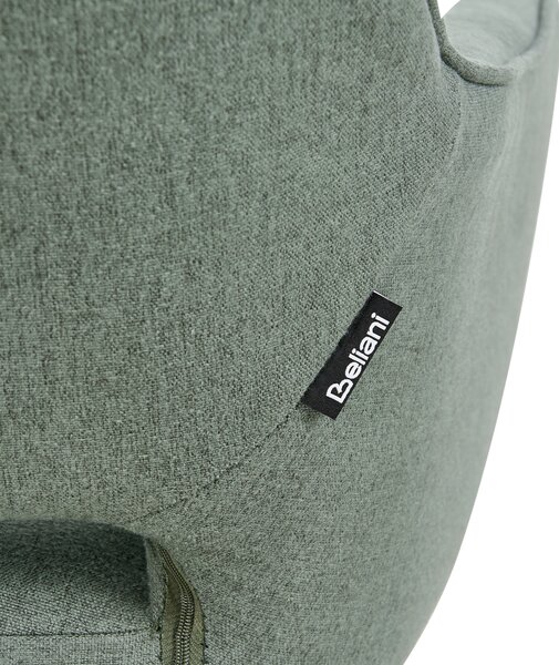 Sada 2 jídelních židlí Otočná MIRA Tkanina Zelená