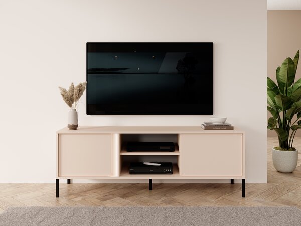 TV stolek/skříňka Danton 153 2D (béžová). Akce -19%
