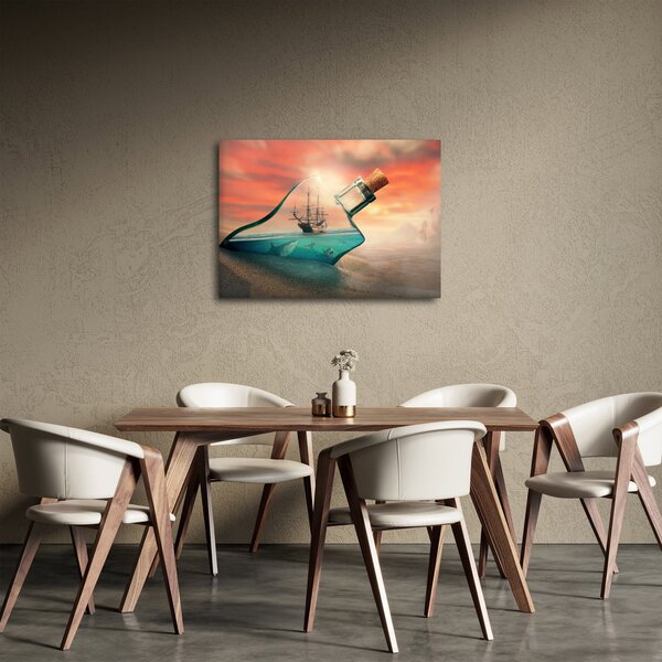 Obraz - Život v láhvi (70x50 cm)