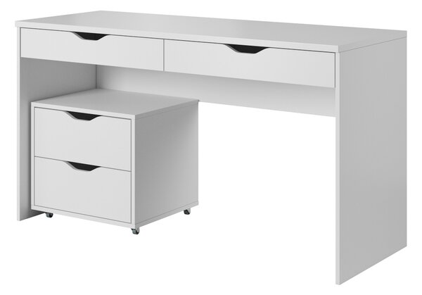 Kancelářský kontejner k pc stolku Mattheus Mattheus K (bílá)