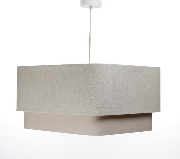 BPS Koncept Kwadro duo závěsné svítidlo 1x60 W krémová-béžová KWD-002