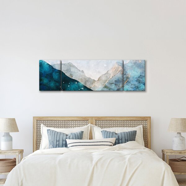 Obraz - Kresba hor (170x50 cm)
