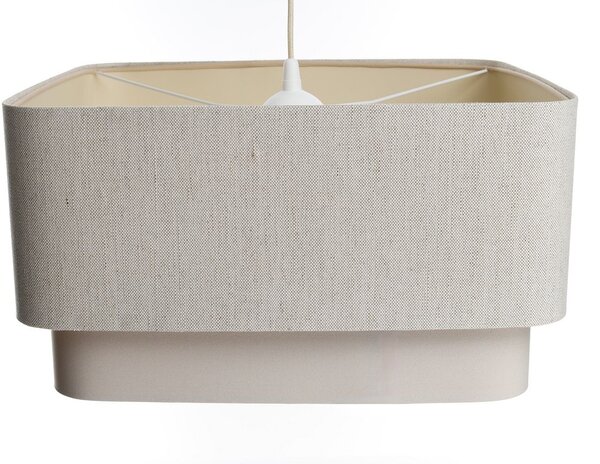 BPS Koncept Kwadro duo závěsné svítidlo 1x60 W krémová-béžová KWD-002
