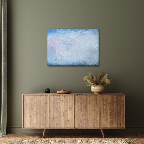 Obraz - Mandaly v modré (70x50 cm)