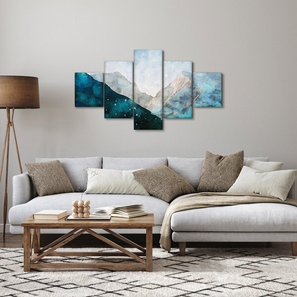 Obraz - Kresba hor (125x70 cm)