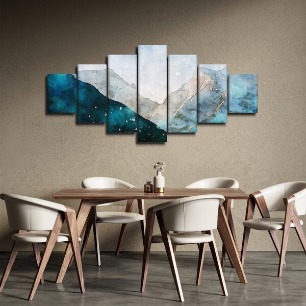 Obraz - Kresba hor (210x100 cm)