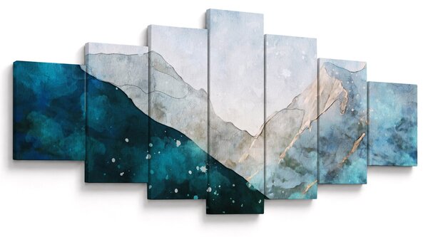 Obraz - Kresba hor (210x100 cm)