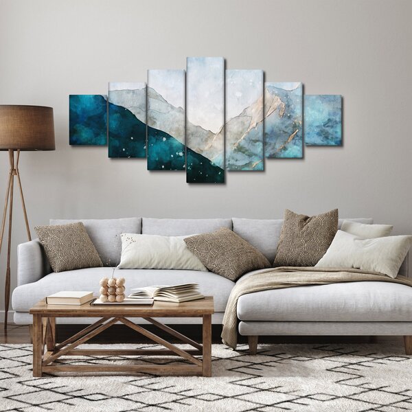 Obraz - Kresba hor (210x100 cm)