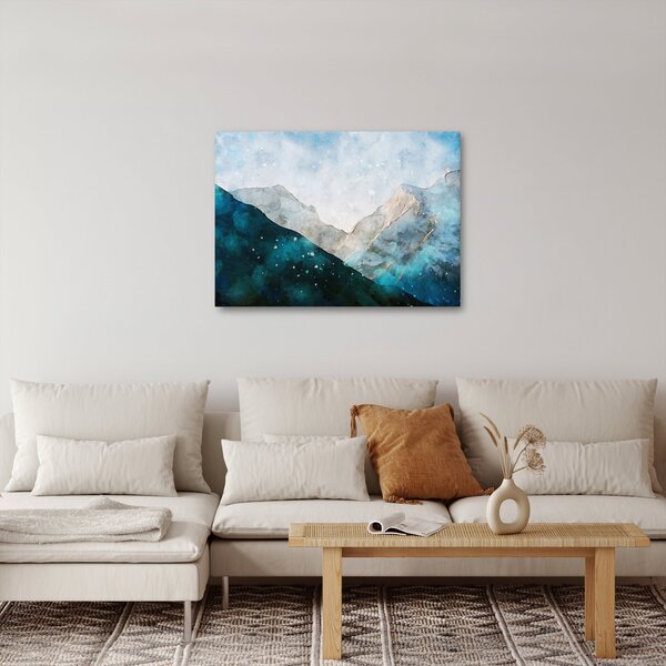 Obraz - Kresba hor (70x50 cm)