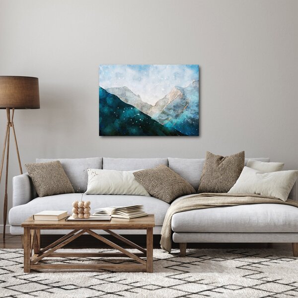 Obraz - Kresba hor (70x50 cm)