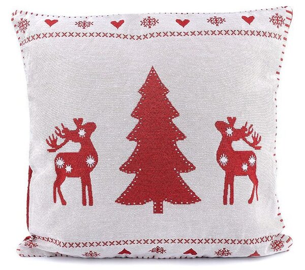 Vánoční Povlak na Polštář - Rozměry 45x45 cm, VÁNOČNÍ Design