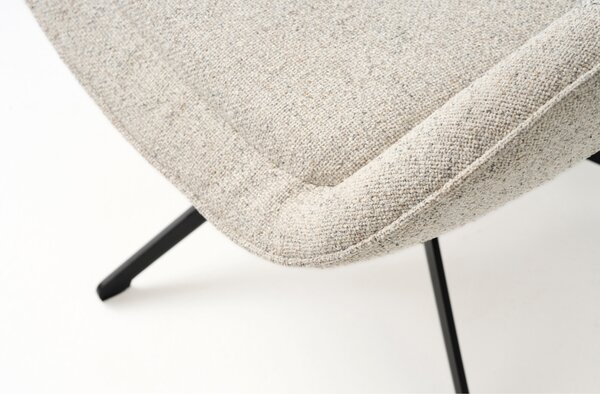 Unique Furniture Bouclé otočné křeslo Lynn