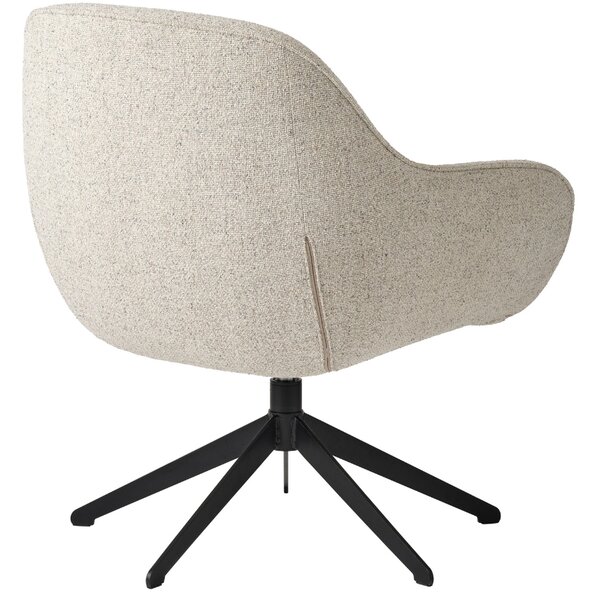 Unique Furniture Bouclé otočné křeslo Lynn