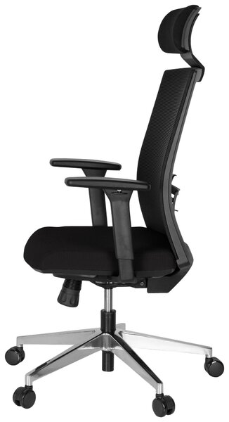OTOČNÁ ŽIDLE, síťovina, plochá tkanina, černá MID.YOU - Online Only kancelářské židle, Online Only