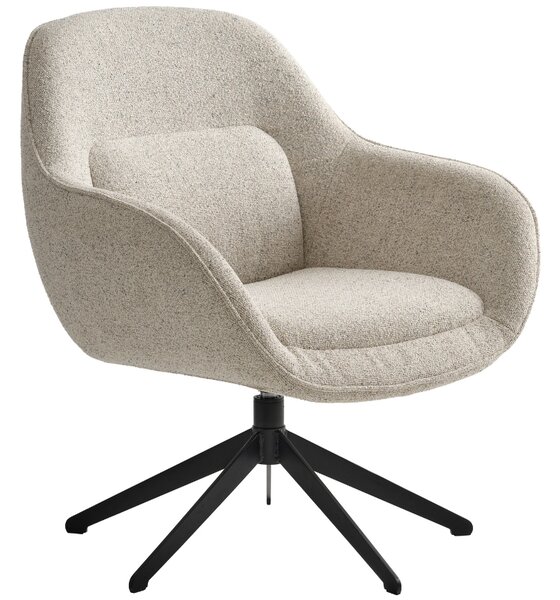 Unique Furniture Bouclé otočné křeslo Lynn