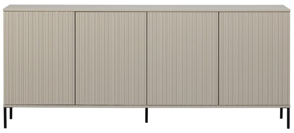 -25 % Dny MOMENTI– WOOOD Šedobéžová dřevěná komoda Gravia 200 x 44 cm