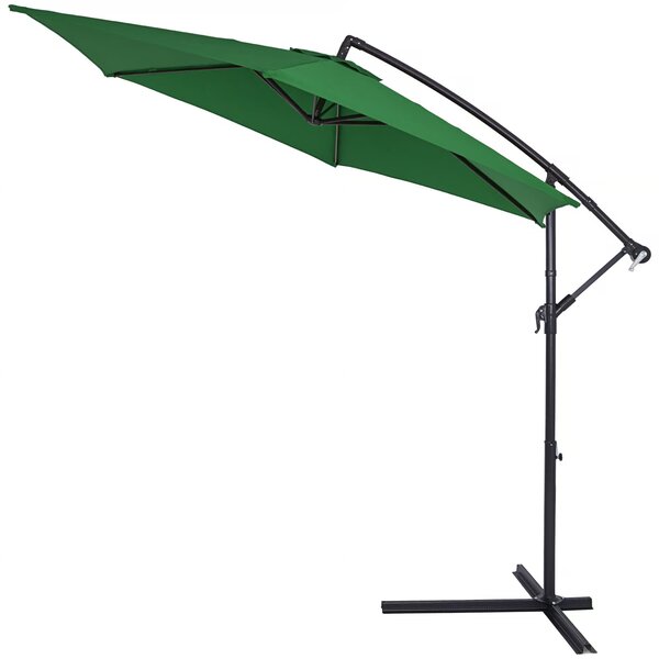 Deuba Zahradní slunečník Ø300 cm - zelený