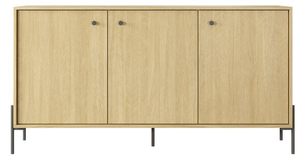 Skříňka Scandia 3D (dub scandi + jedlička scandi)