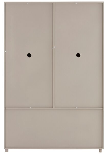Jotex Béžová lakovaná šatní skříň MERRILL MINI 180 x 120 cm