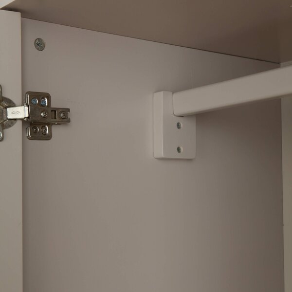 Jotex Béžová lakovaná šatní skříň MERRILL MINI 180 x 120 cm