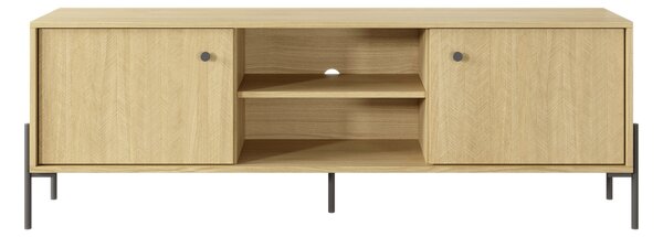 TV stolek/skříňka Scandia 153 2D (dub scandi + jedlička scandi)
