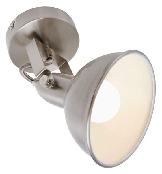 BRILONER Bodové svítidlo pr. 10 cm 1x E14 40W satén-bílé BRILO 2049-012